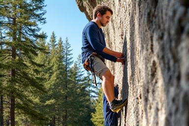 Professional guided climbing support